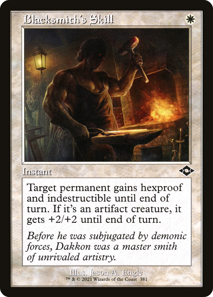 Blacksmith's Skill (Retro Frame) (MH2-381) - Modern Horizons 2 Etched Foil-1