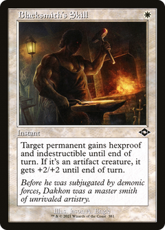 Blacksmith's Skill (Retro Frame) (MH2-381) - Modern Horizons 2 Etched Foil-1