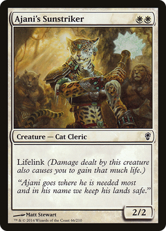 Ajani's Sunstriker [Conspiracy]-1