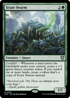 Scute Swarm [Outlaws of Thunder Junction Commander]-1