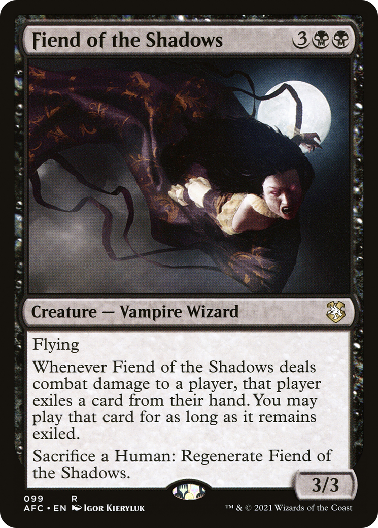 Fiend of the Shadows [Dungeons & Dragons: Adventures in the Forgotten Realms Commander]-1