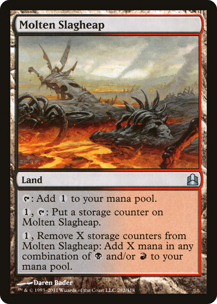 Molten Slagheap [Commander 2011]-1