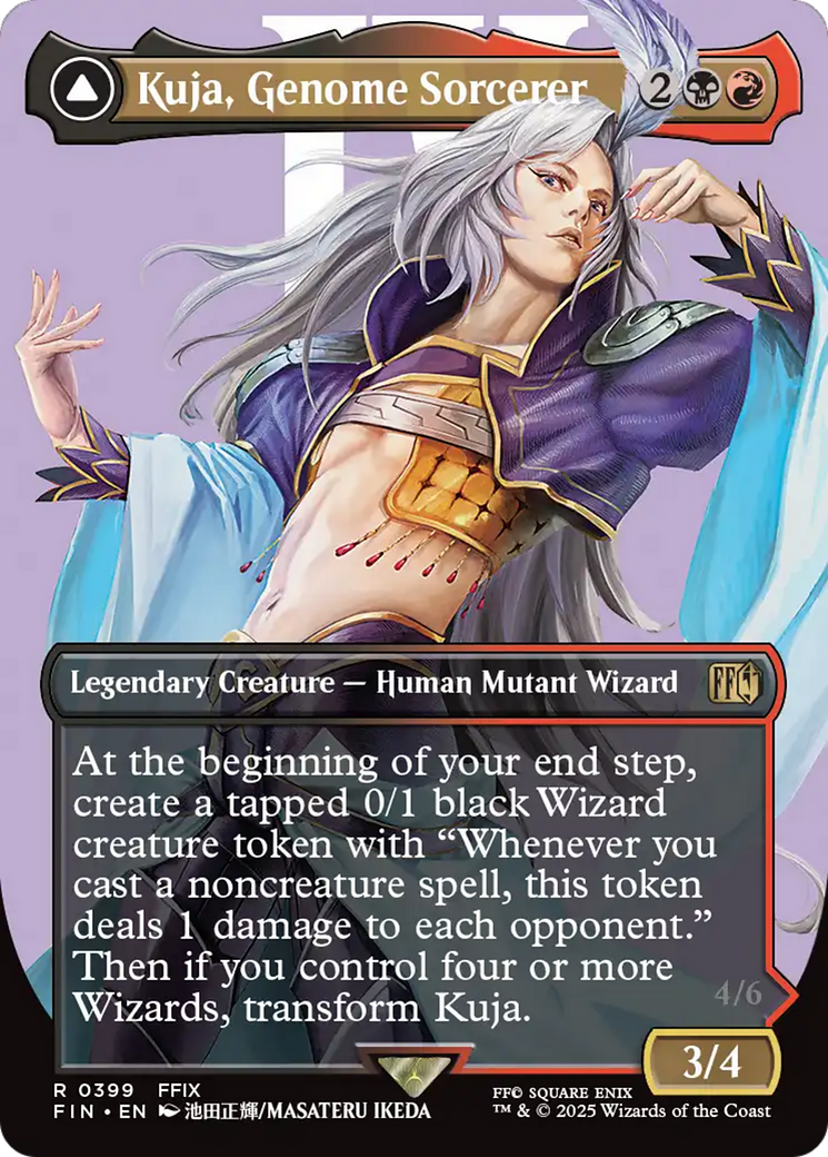 Kuja, Genome Sorcerer // Trance Kuja, Fate Defied (Borderless) [FINAL FANTASY]-3