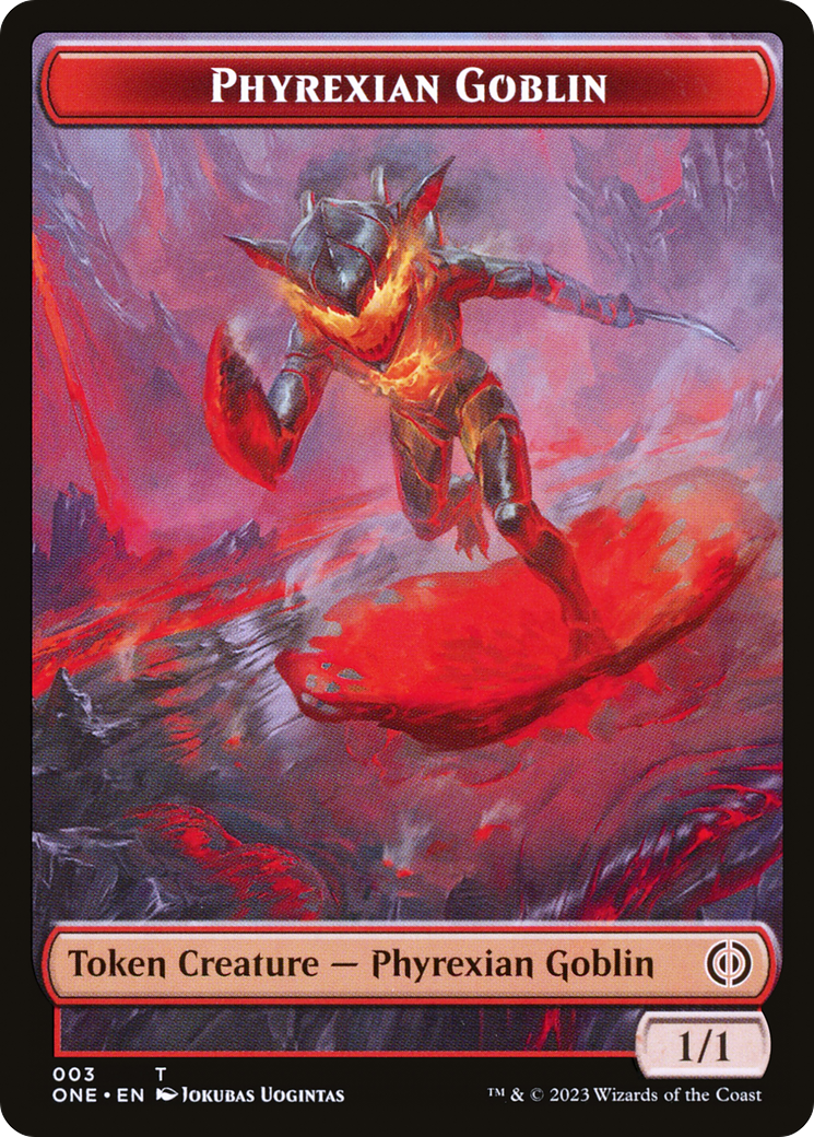 Phyrexian Goblin Token [Phyrexia: All Will Be One Tokens]-2