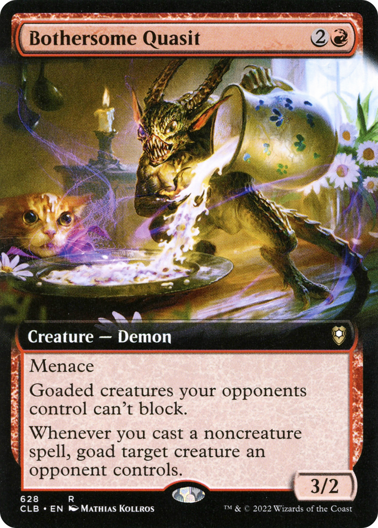 Bothersome Quasit (Extended Art) [Commander Legends: Battle for Baldur's Gate]-1