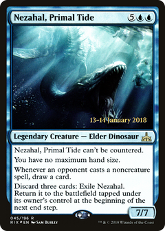 Nezahal, Primal Tide [Rivals of Ixalan Prerelease Promos]-1