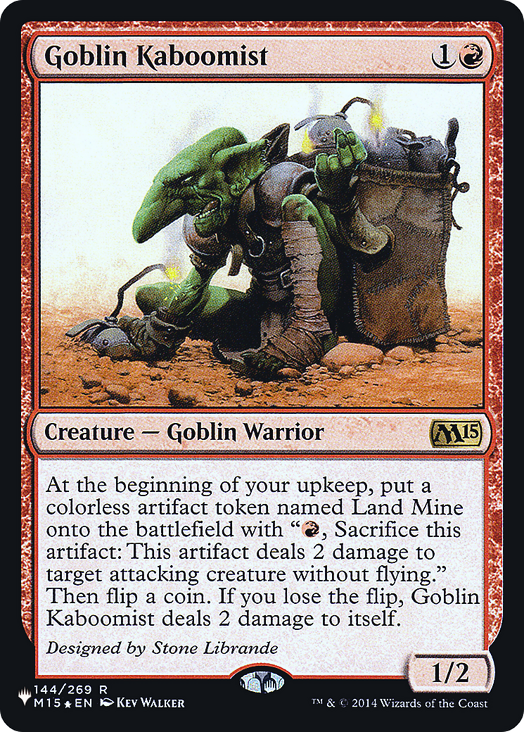 Goblin Kaboomist [Secret Lair: Heads I Win, Tails You Lose]-1