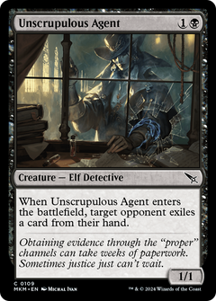 Unscrupulous Agent (MKM-109) - Murders at Karlov Manor-1