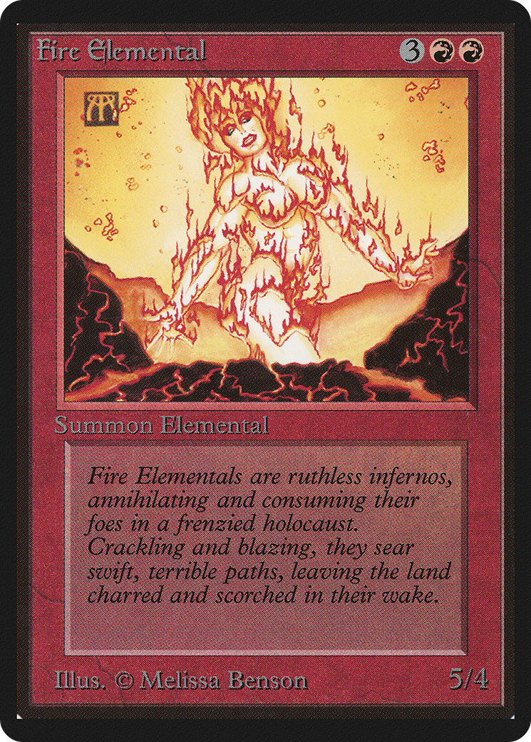 Fire Elemental (LEB-) - Limited Edition Beta-1
