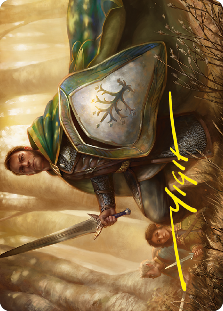 Boromir, Warden of the Tower // Boromir, Warden of the Tower (ALTR-001) - Tales of Middle-earth Art Series (Borderless)-3