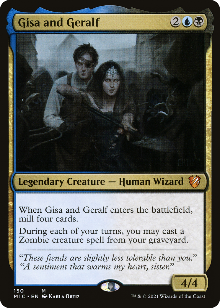 Gisa and Geralf [Innistrad: Midnight Hunt Commander]-1