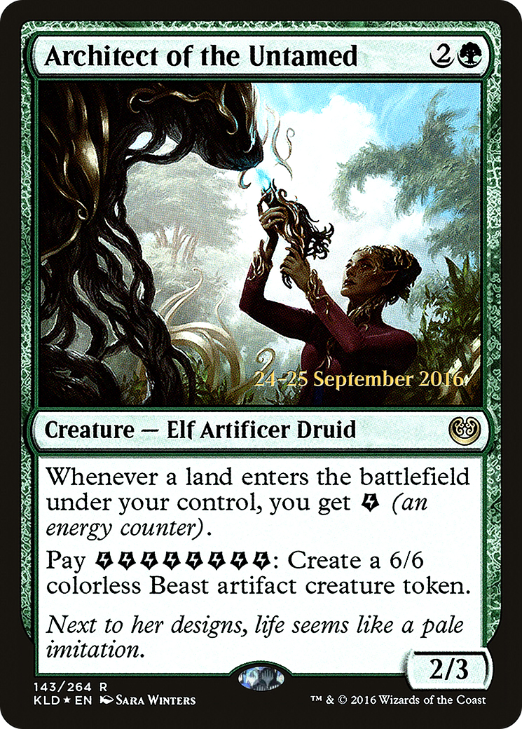 Architect of the Untamed [Kaladesh Prerelease Promos]-1