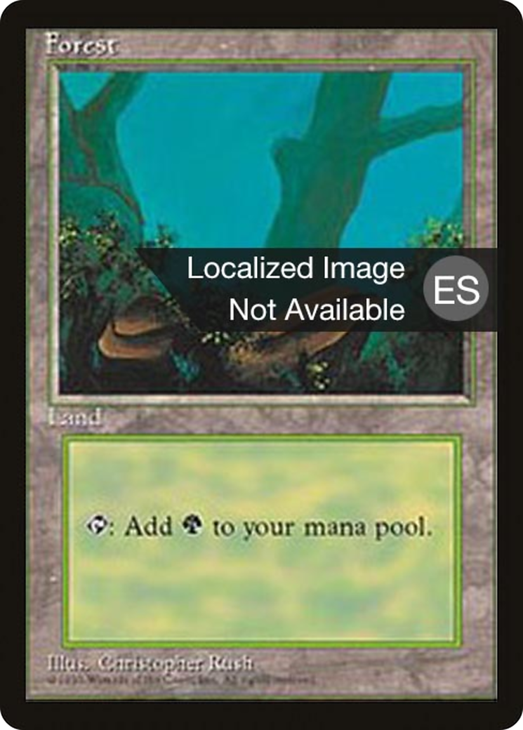 Forest (A) [Fourth Edition (Foreign Black Border)]-1