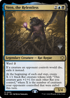Vren, the Relentless (PPBLB-239) - Bloomburrow Promos-1