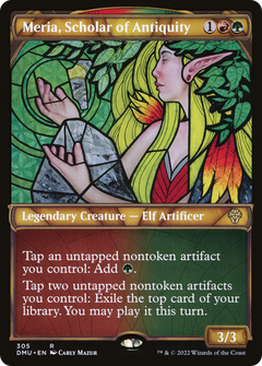 Meria, Scholar of Antiquity (Showcase) [Dominaria United]-1