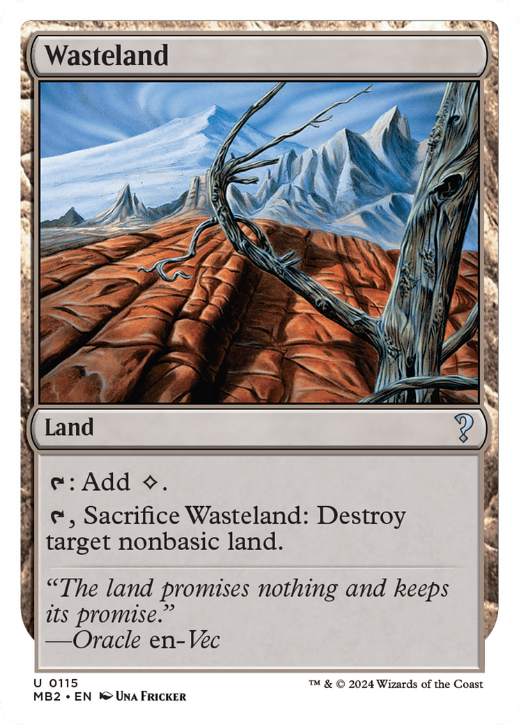 Wasteland (White Border) (MB2-115) - Mystery Booster 2-1
