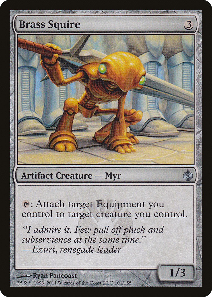 Brass Squire [Mirrodin Besieged]-1