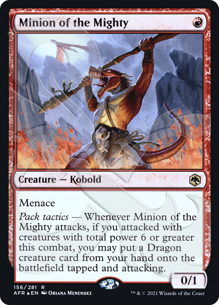 Minion of the Mighty (Ampersand Promo) [Dungeons & Dragons: Adventures in the Forgotten Realms Promos]-1