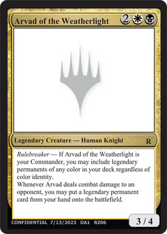 Arvad of the Weatherlight (UNK-RZ06A) - Unknown Event-1