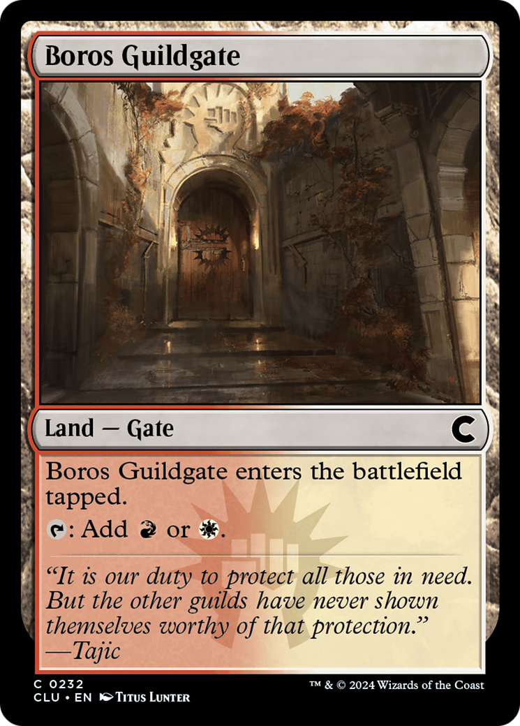 Boros Guildgate [Ravnica: Clue Edition]-1
