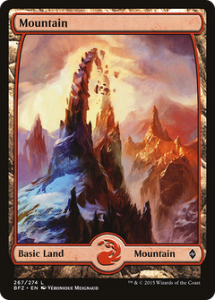 Mountain (267) (Full Art) [Battle for Zendikar]-1