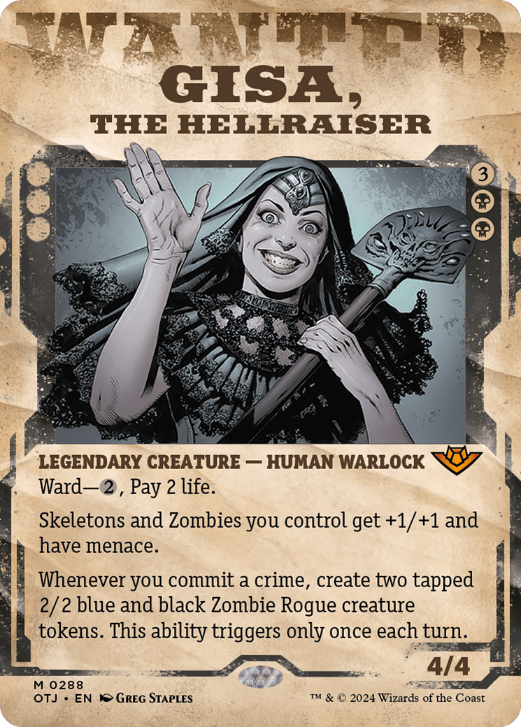 Gisa, the Hellraiser (Showcase) [Outlaws of Thunder Junction]-1