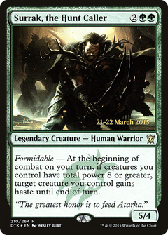 Surrak, the Hunt Caller [Dragons of Tarkir Prerelease Promos]-1
