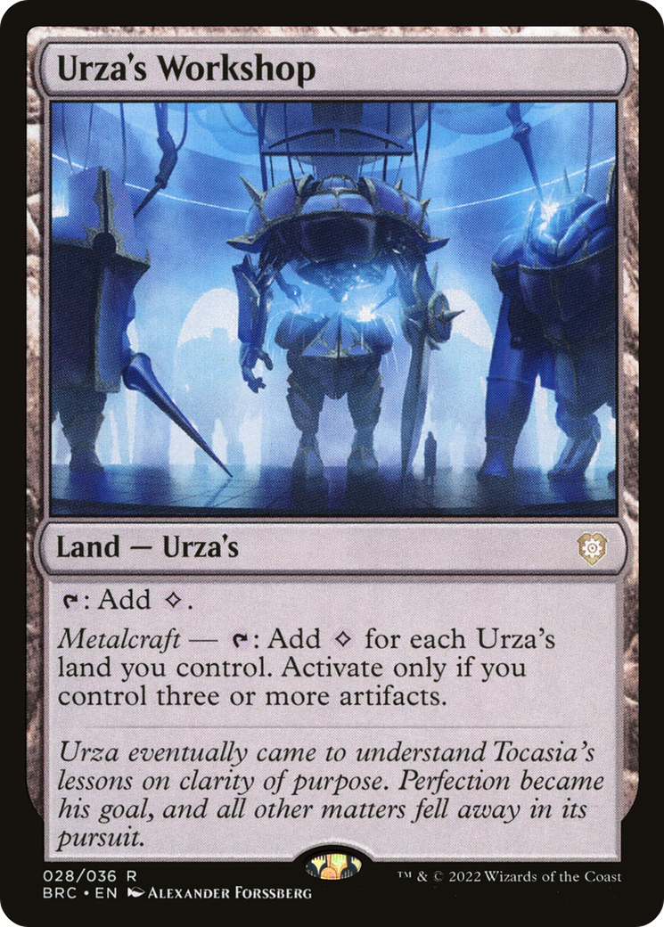 Urza's Workshop (BRC-028) - The Brothers' War Commander-1