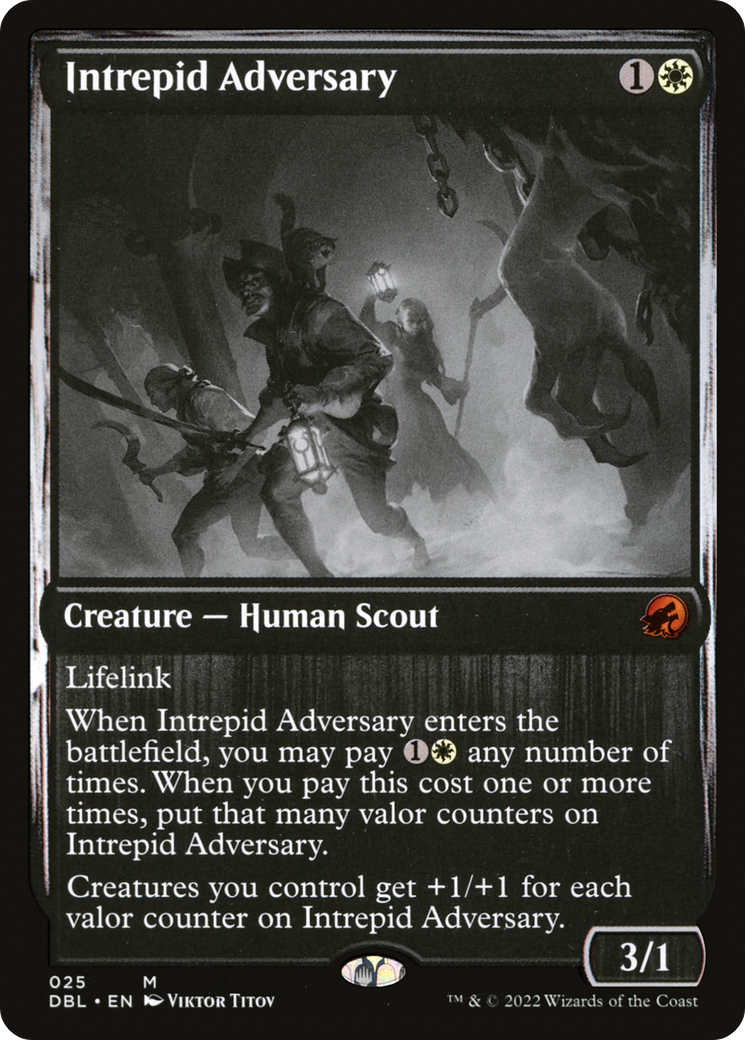 Intrepid Adversary [Innistrad: Double Feature]-1
