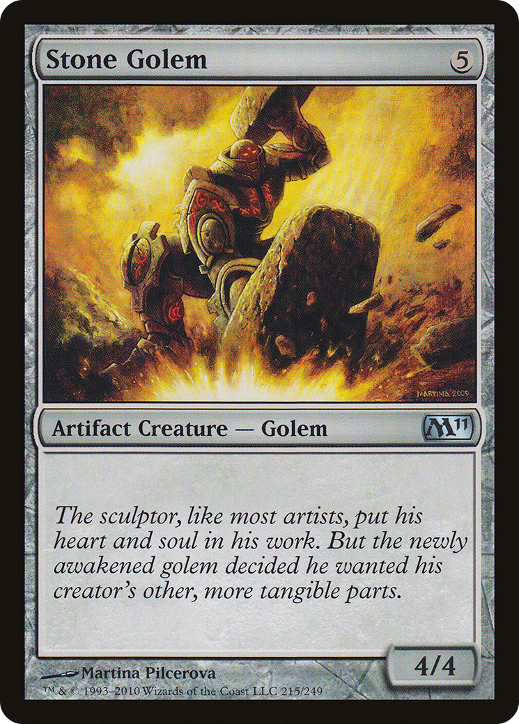 Stone Golem [Magic 2011]-1