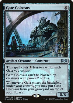 Gate Colossus (League) [Ravnica Allegiance Promos]-1