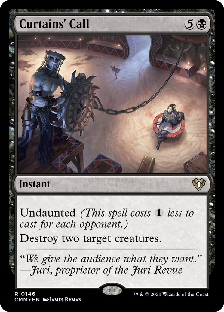 Curtains' Call [Commander Masters]-1