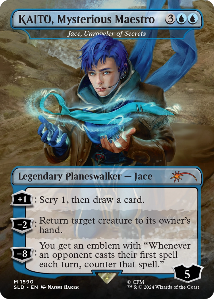 KAITO, Mysterious Maestro - Jace, Unraveler of Secrets [Secret Lair Drop Series]-1