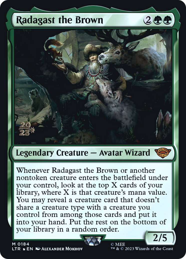 Radagast the Brown [The Lord of the Rings: Tales of Middle-Earth Prerelease Promos]-1