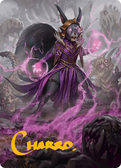 Liliana of the Dark Realms // Liliana of the Dark Realms (ABLB-051) - Bloomburrow Art Series (Borderless)-3