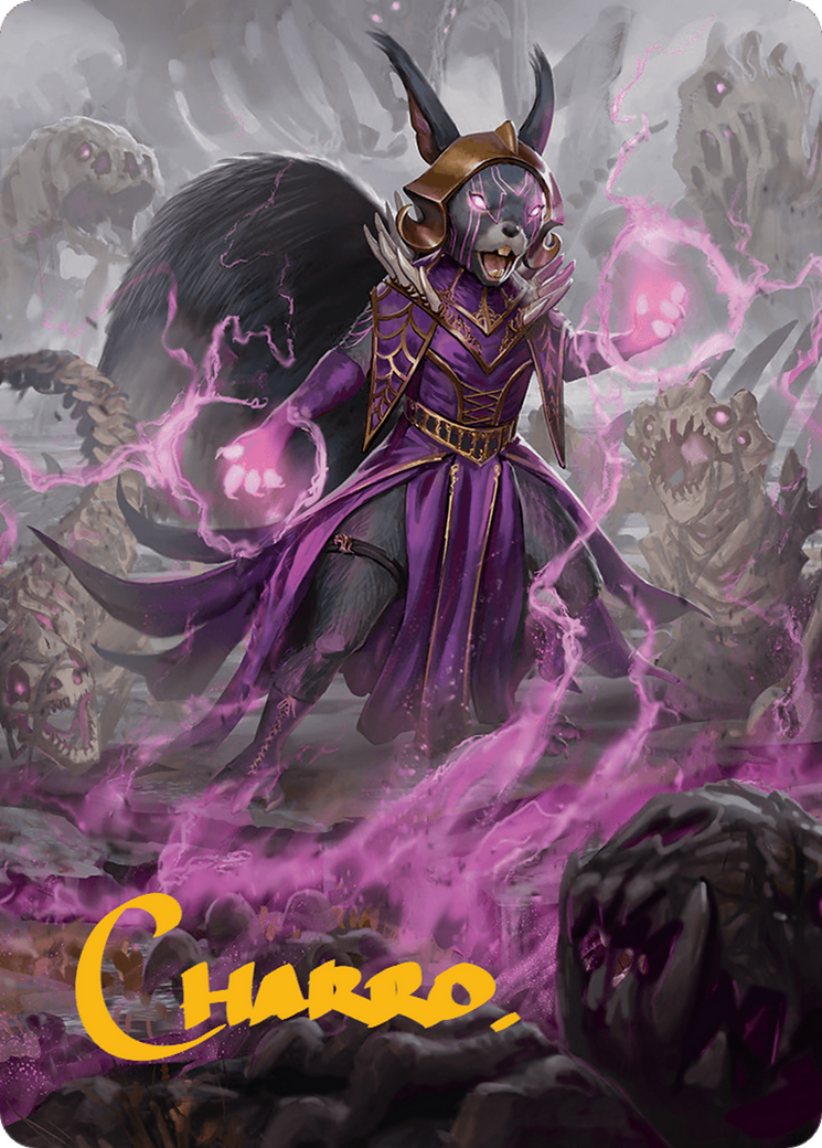 Liliana of the Dark Realms // Liliana of the Dark Realms (ABLB-051) - Bloomburrow Art Series (Borderless) Foil-3