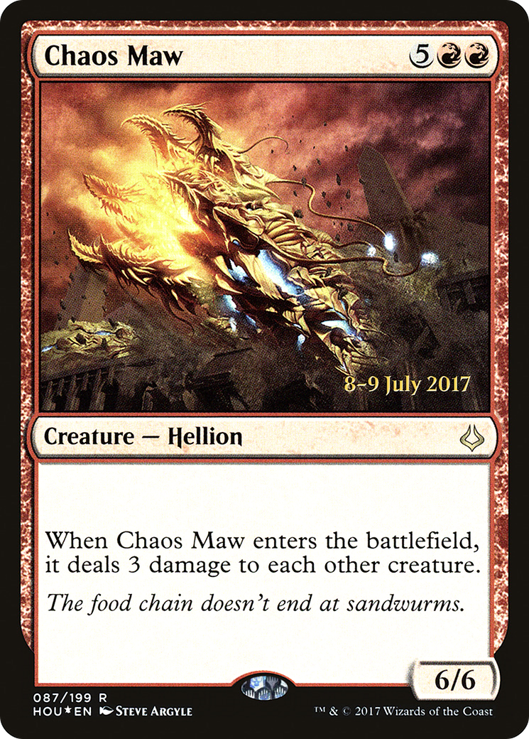 Chaos Maw [Hour of Devastation Prerelease Promos]-1