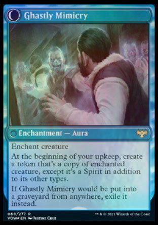 Mirrorhall Mimic // Ghastly Mimicry [Innistrad: Crimson Vow Prerelease Promos]-2
