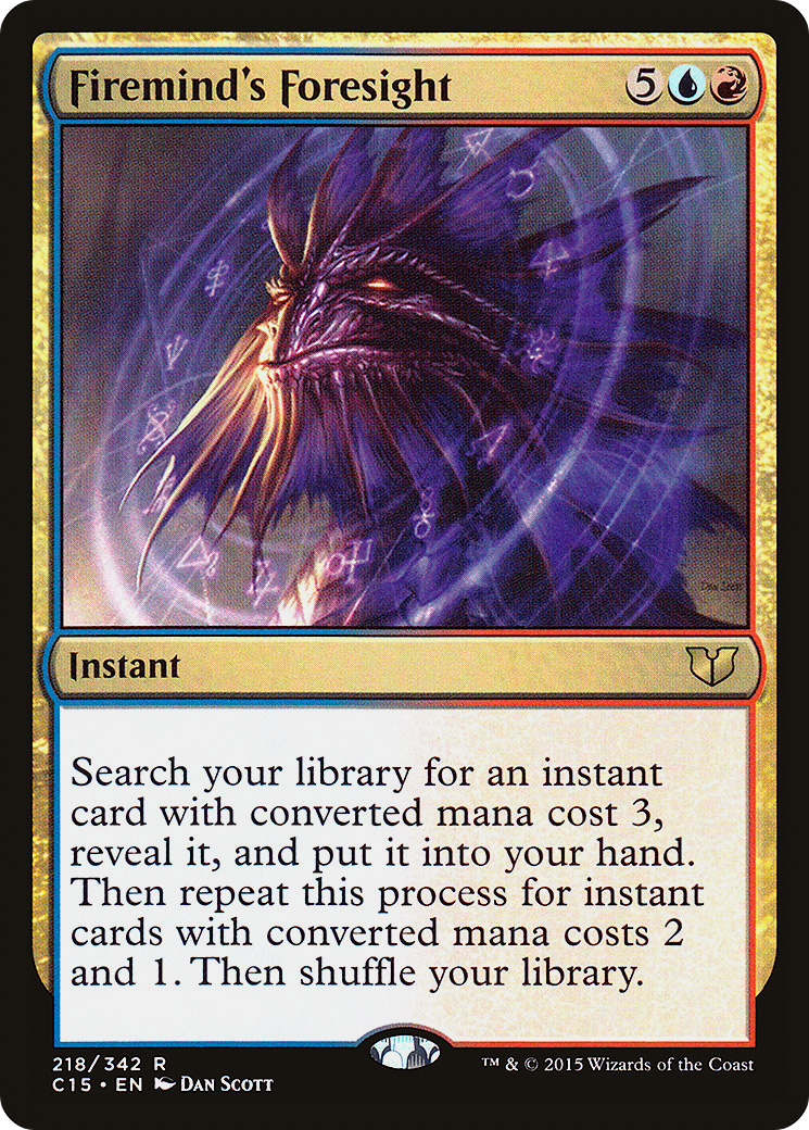 Firemind's Foresight [Commander 2015]-1