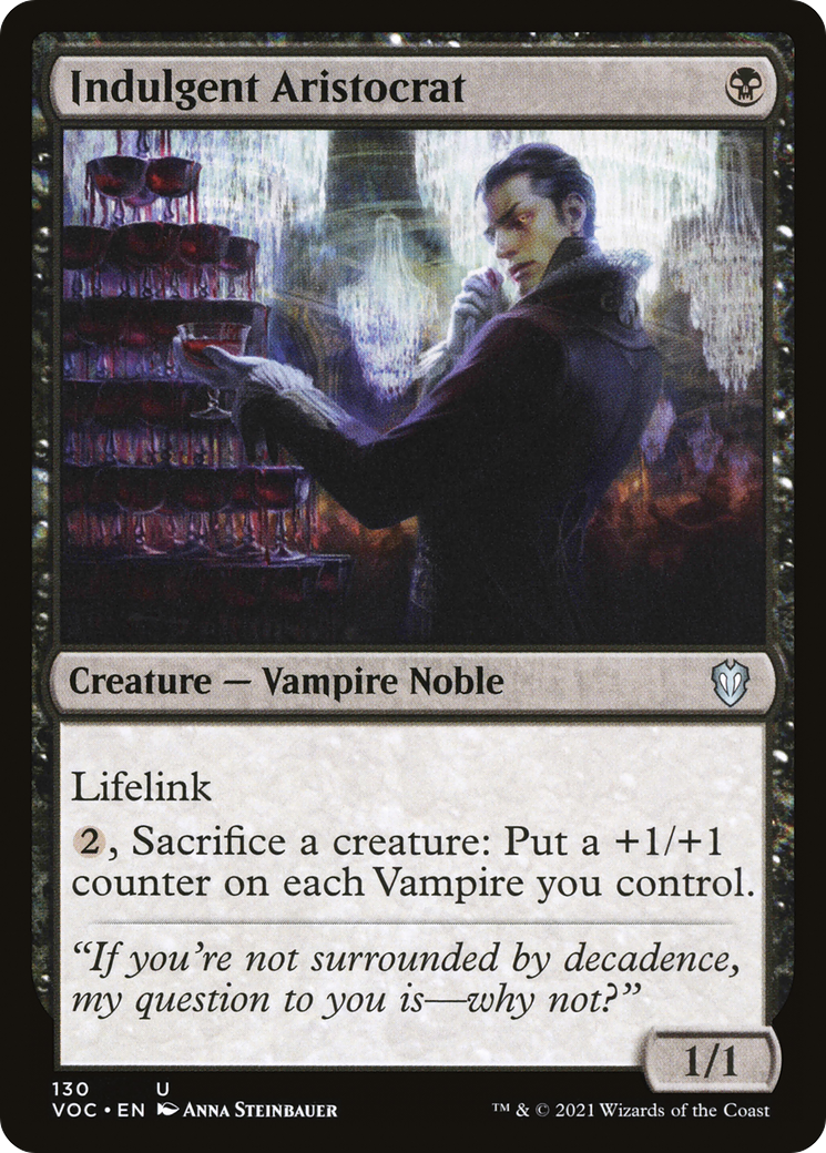 Indulgent Aristocrat [Innistrad: Crimson Vow Commander]-1