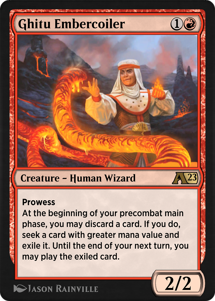 Ghitu Embercoiler (YDMU-012) - Alchemy: Dominaria-1