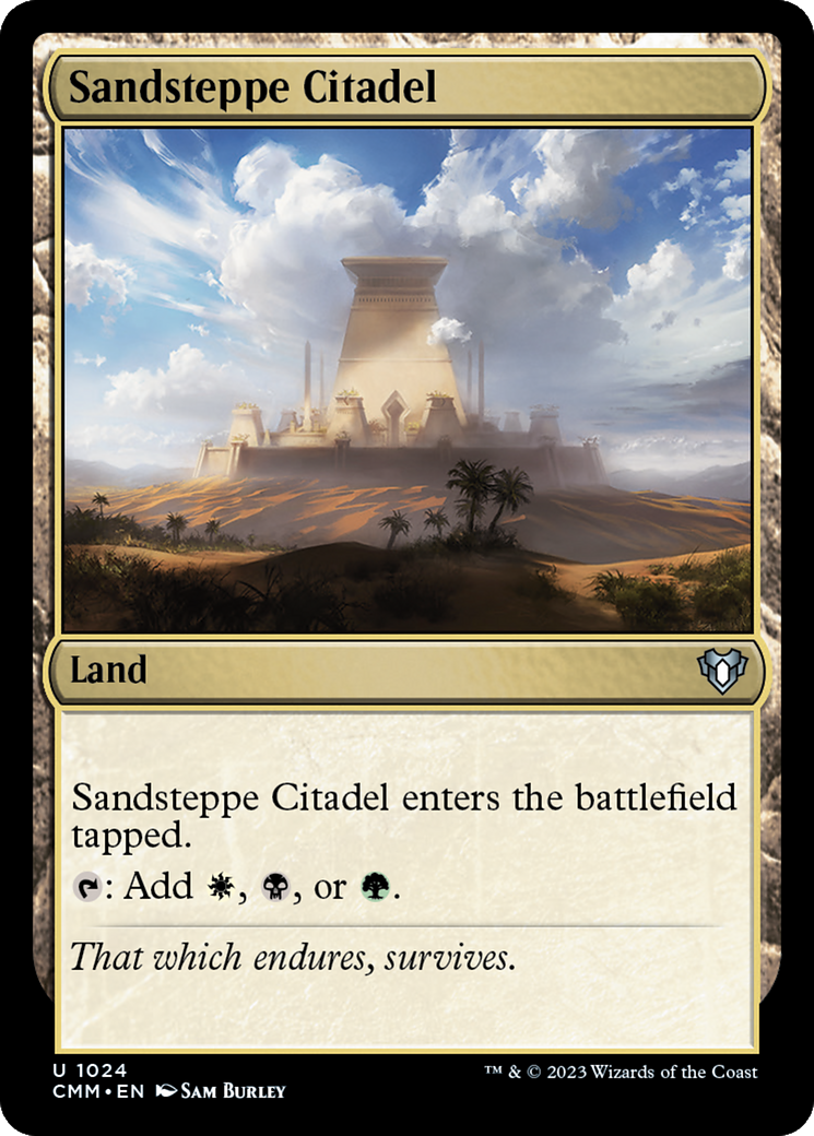 Sandsteppe Citadel [Commander Masters]-1