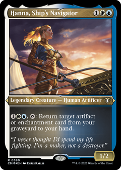 Hanna, Ship's Navigator (Foil Etched) [Commander Masters]-1