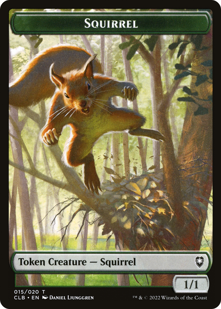 Squirrel Token [Commander Legends: Battle for Baldur's Gate Tokens]-1