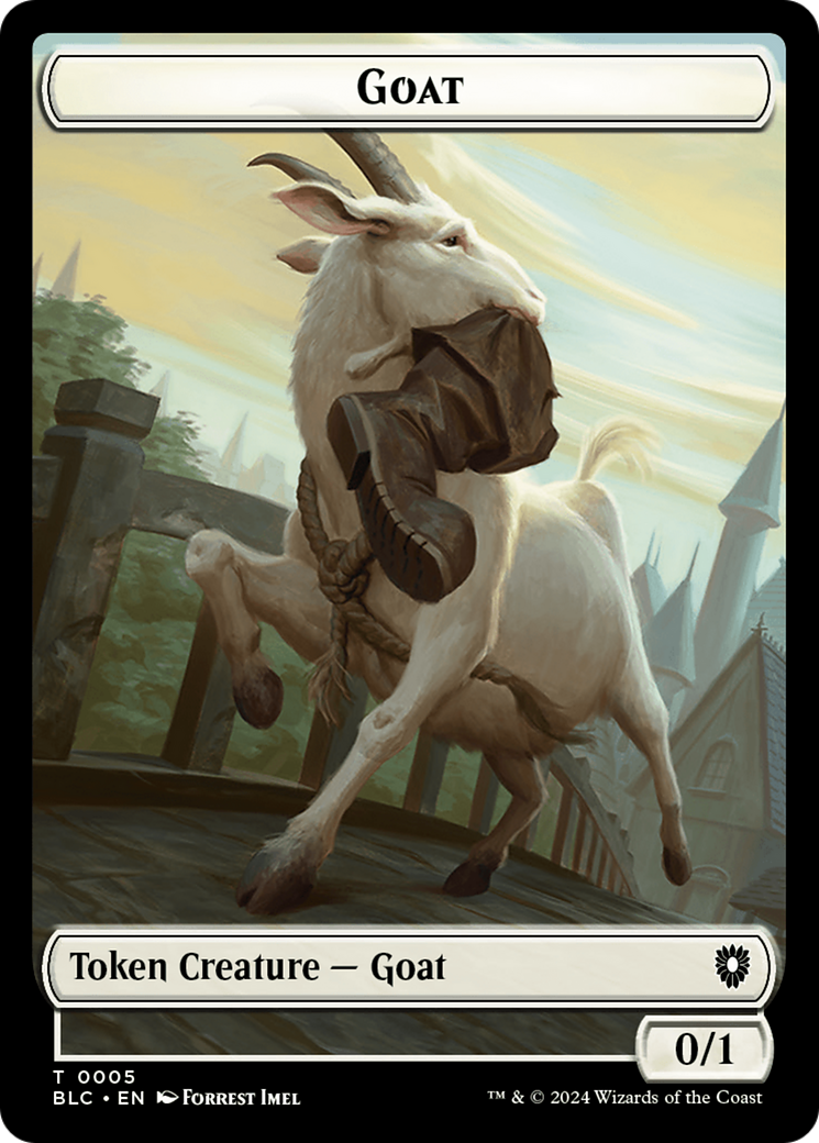 Goat (TBLC-005) - Bloomburrow Commander Tokens Foil-1