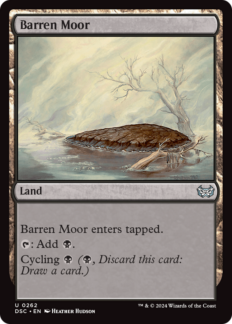 Barren Moor [Duskmourn: House of Horror Commander]-1