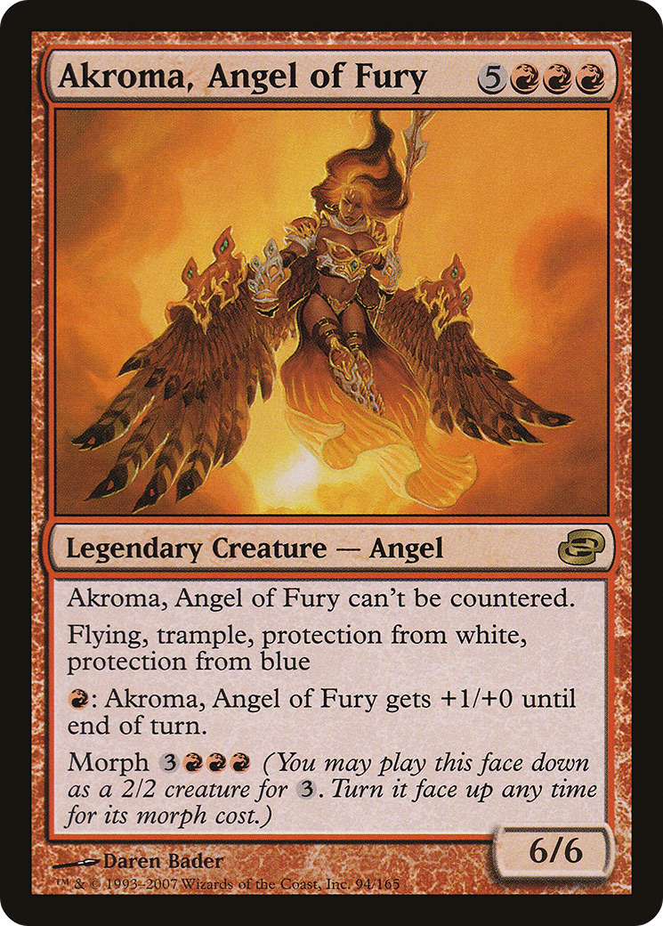 Akroma, Angel of Fury [Planar Chaos]-1