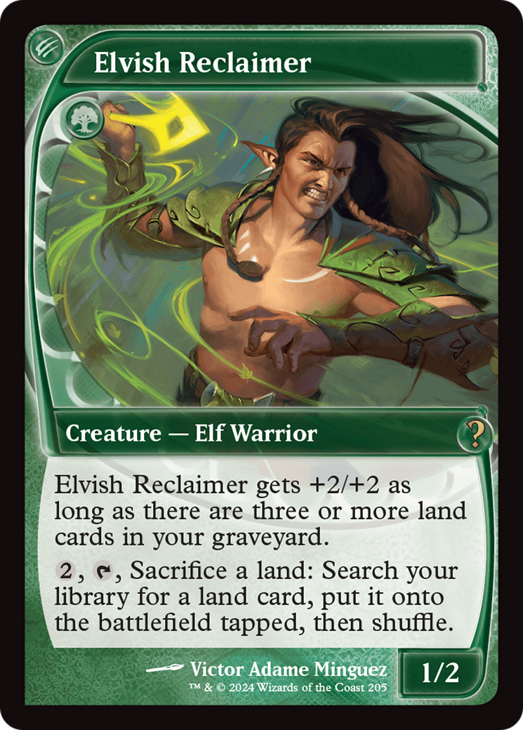 Elvish Reclaimer (Future Sight) [Mystery Booster 2]-1