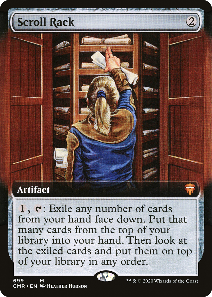 Scroll Rack (Extended Art) [Commander Legends]-1