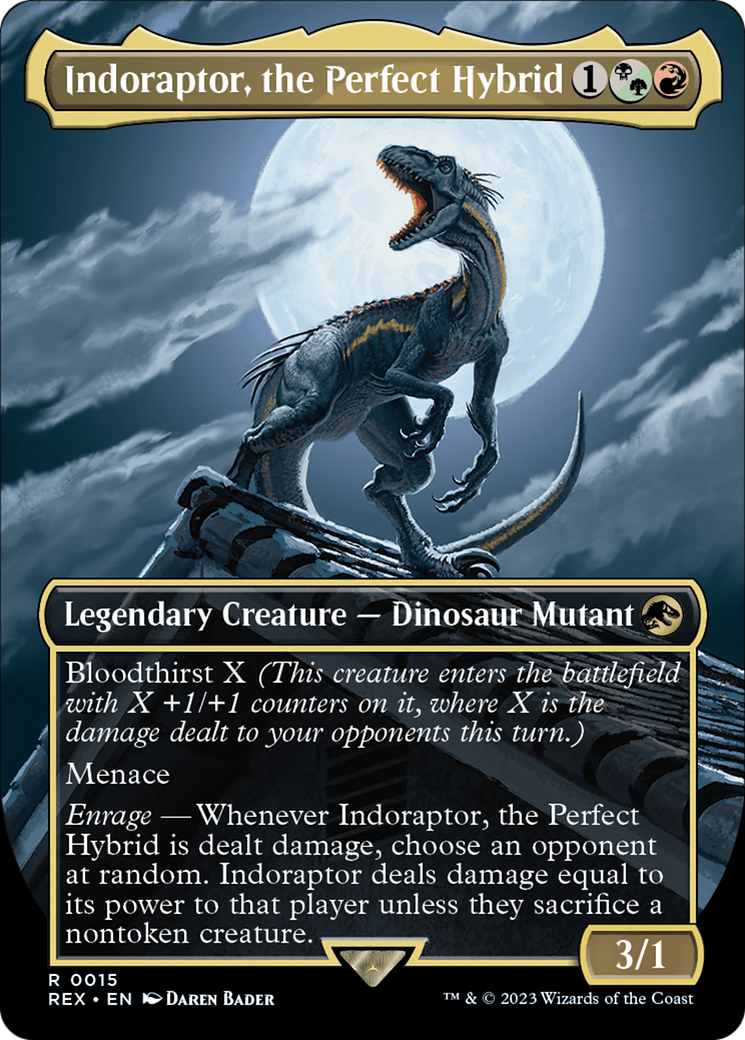 Indoraptor, the Perfect Hybrid (Borderless) [Jurassic World Collection]-1